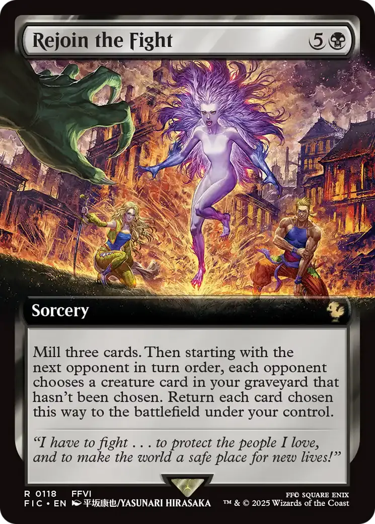 Rejoin The Fight (Extended Art) [Final Fantasy Commander] 1