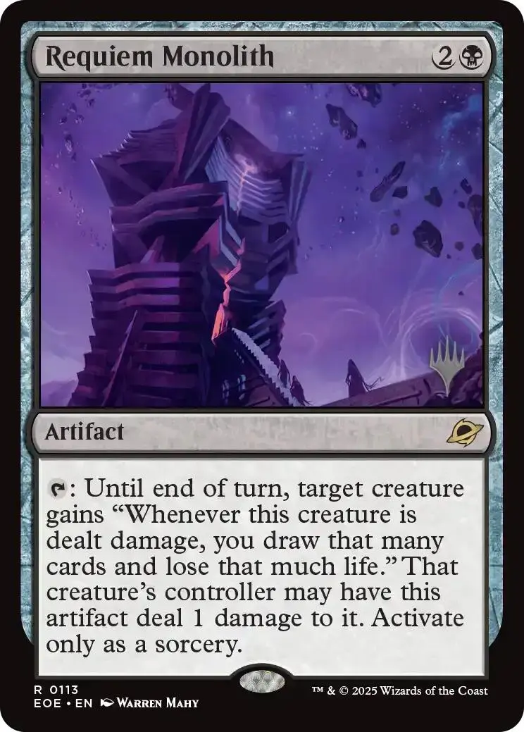 Requiem Monolith (Promo Pack) [Edge Of Eternities Promo Pack] 1