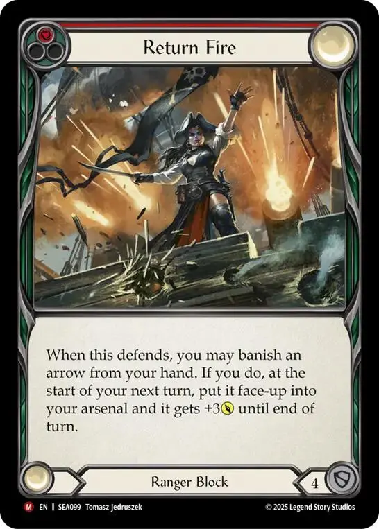 Return Fire [Sea099] (High Seas)  Rainbow Foil 1