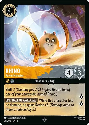 Rhino - Power Hamster (30/204) [Reign Of Jafar] 1