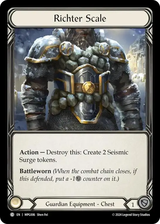 Richter Scale [Mpg006] (Mastery Pack Guardian)  Cold Foil 1