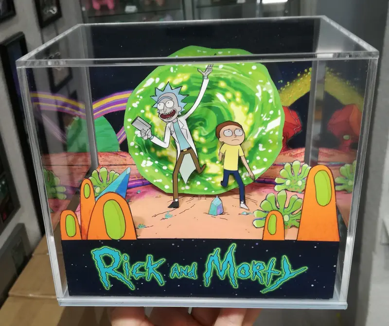 Rick And Morty Cubic Diorama 2