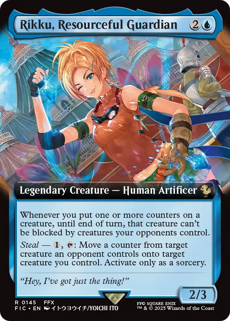 Rikku, Resourceful Guardian (Extended Art) [Final Fantasy Commander] 1