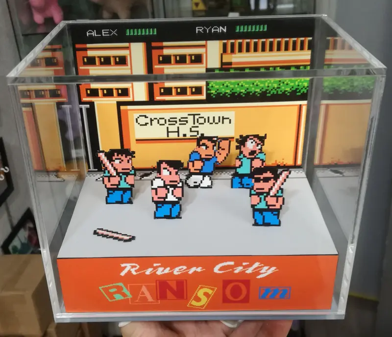 River City Ransom Cubic Diorama 2