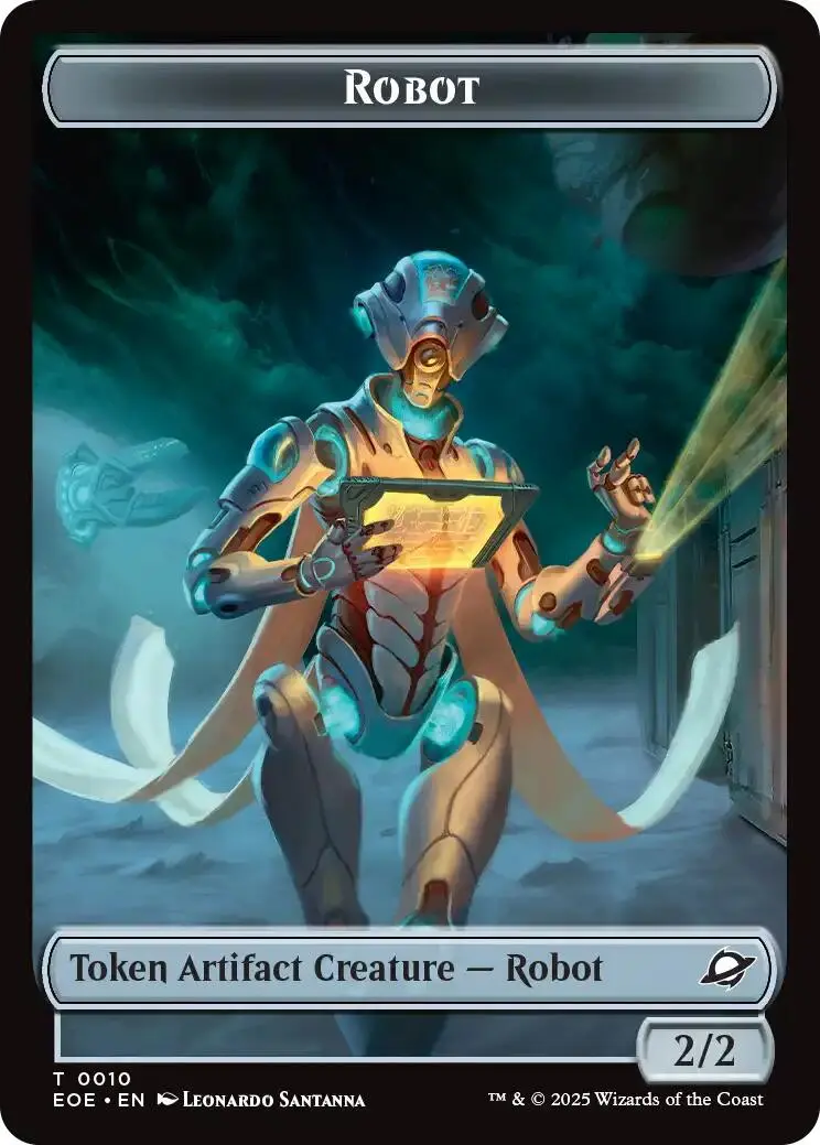 Robot // Lander (0006) Double-Sided Token [Edge Of Eternities Tokens] 1