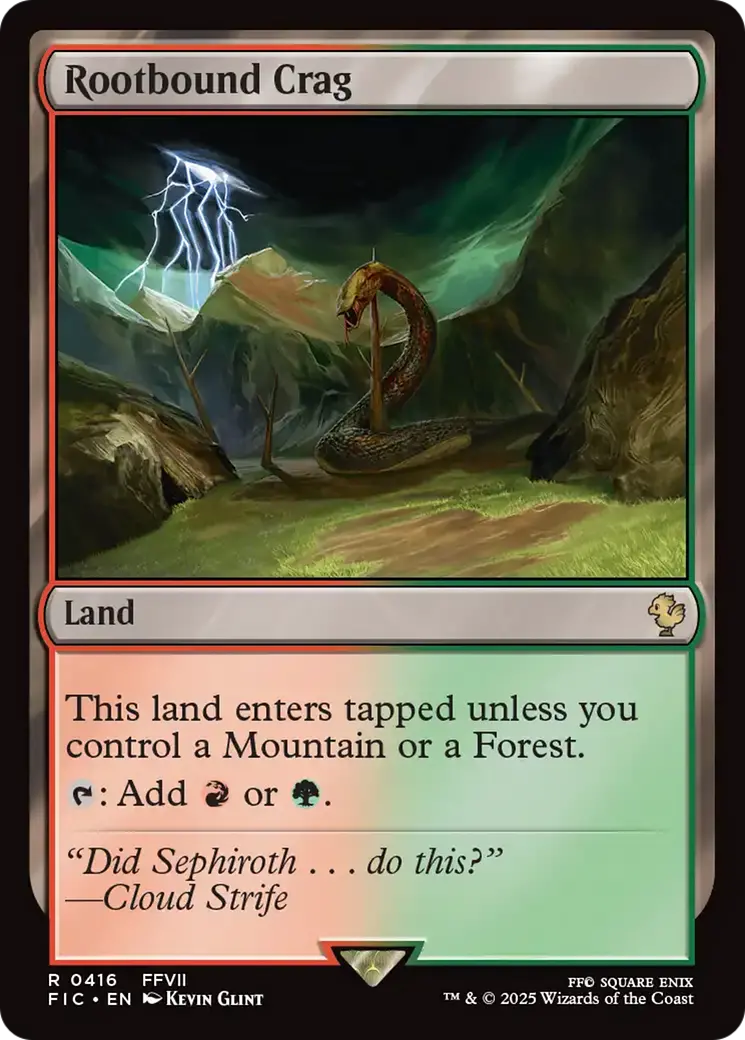 Rootbound Crag [Final Fantasy Commander] 1