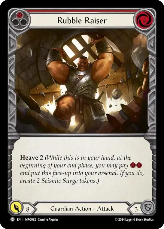Rubble Raiser (Red) [Mpg082] (Mastery Pack Guardian) 1