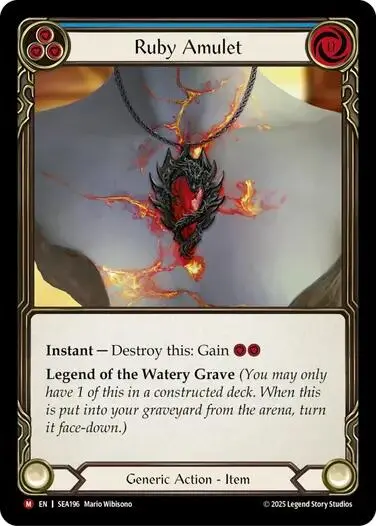 Ruby Amulet [Sea196] (High Seas) 1