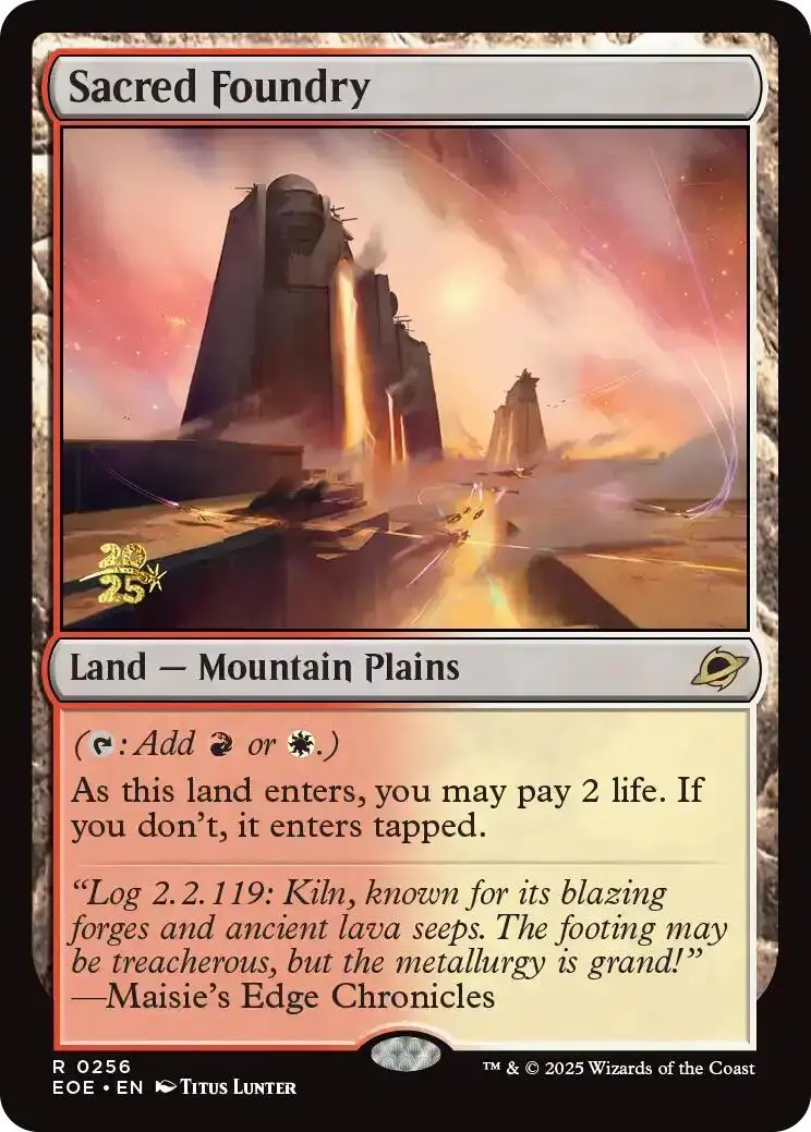 Sacred Foundry [Edge Of Eternities Prerelease Promos] 1