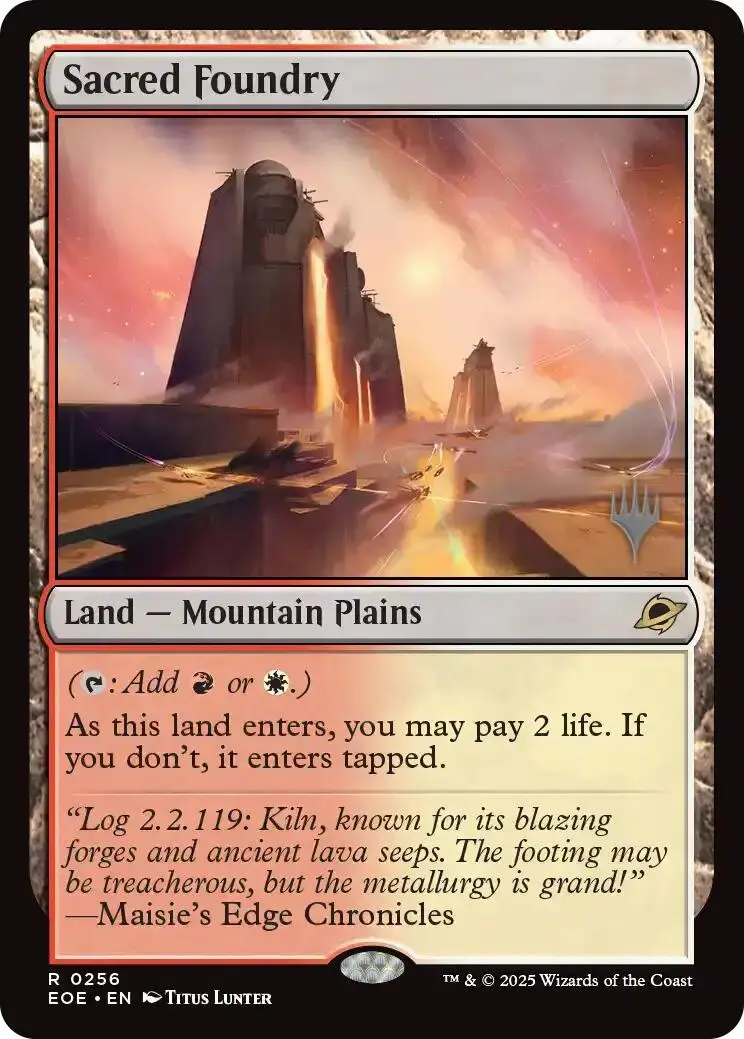 Sacred Foundry (Promo Pack) [Edge Of Eternities Promo Pack] 1