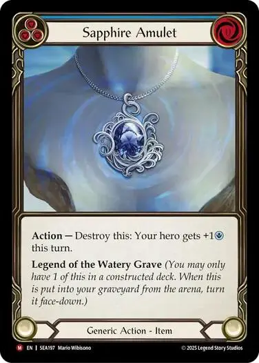Sapphire Amulet [Sea197] (High Seas) 1