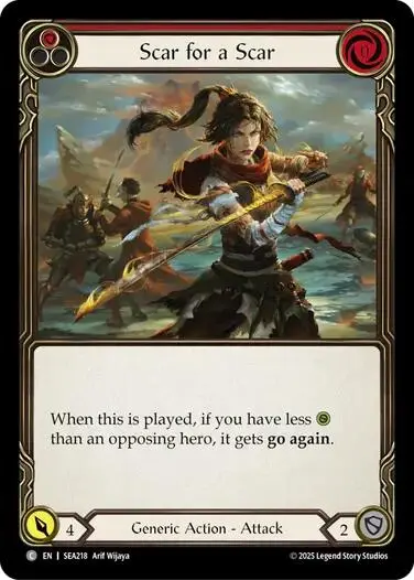 Scar For A Scar (Red) [Sea218] (High Seas) 1