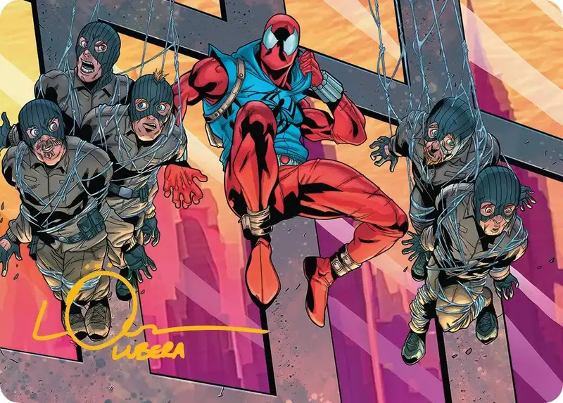 Scarlet Spider, Ben Reilly Art Card (Gold-Stamped Signature) [Marvel's Spider-Man Art Series] 1