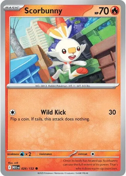 Scorbunny (026/132) [Mega Evolutions: Base Set] 1