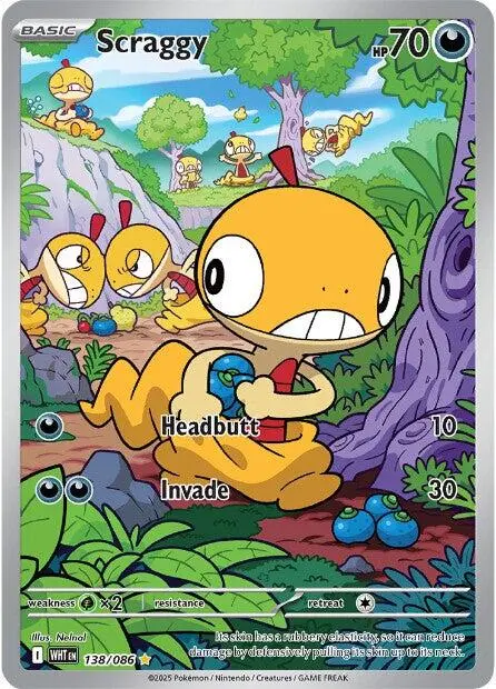 Scraggy (138/086) [Scarlet & Violet: White Flare] 1