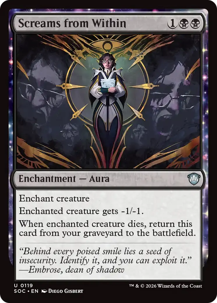 Screams From Within [Secrets Of Strixhaven Commander] 1