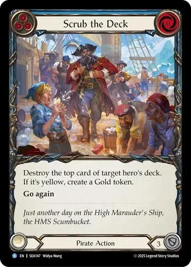 Scrub The Deck [Sea147] (High Seas)  Rainbow Foil 1