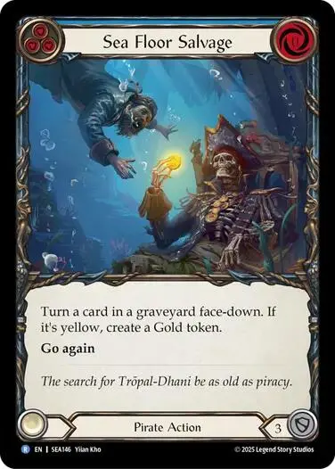 Sea Floor Salvage [Sea146] (High Seas)  Rainbow Foil 1