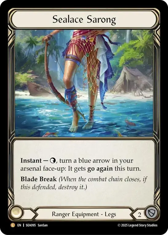 Sealace Sarong [Sea095] (High Seas)  Rainbow Foil 1