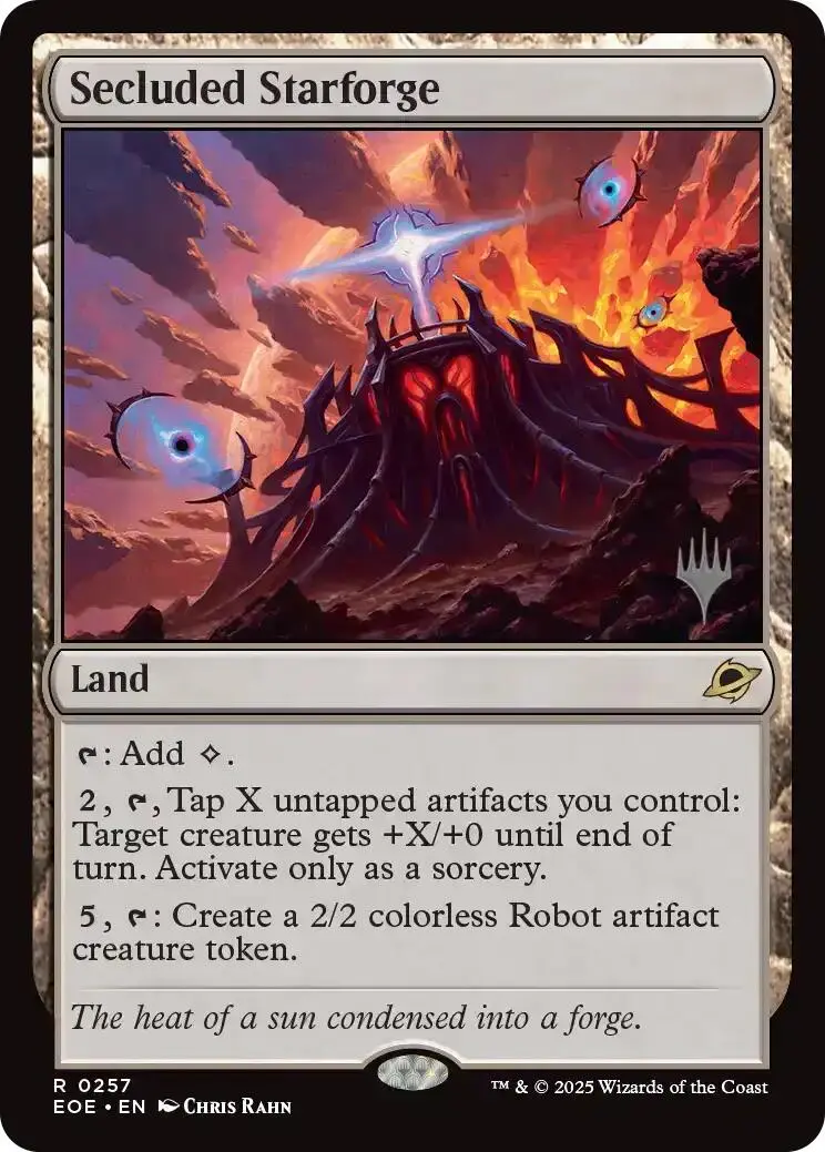 Secluded Starforge (Promo Pack) [Edge Of Eternities Promo Pack] 1