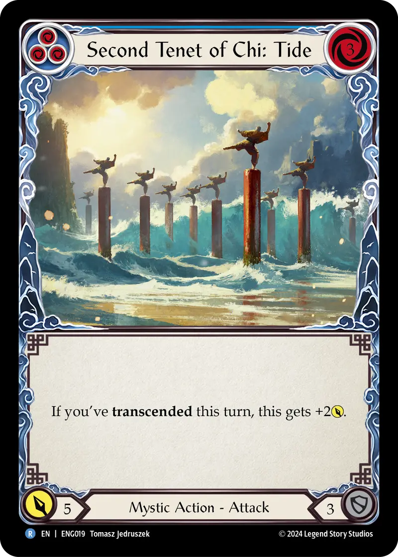 Second Tenet Of Chi: Tide [Eng019] (Part The Mistveil Enigma Blitz Deck) 1