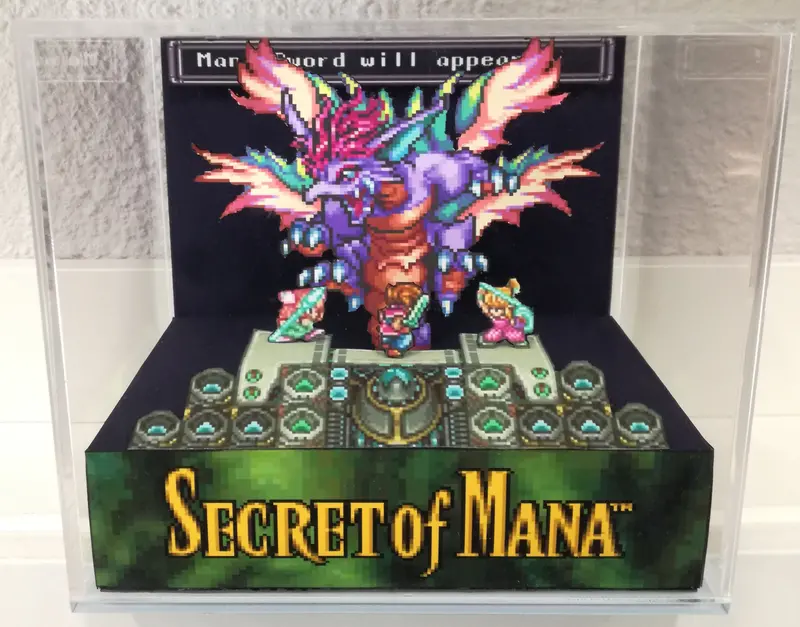 Secret Of Mana - Mana Beast Cubic Diorama 1
