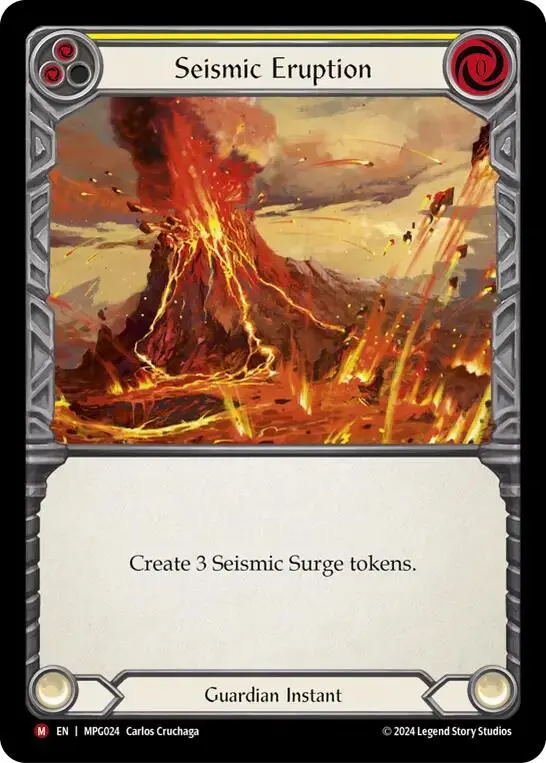 Seismic Eruption [Mpg024] (Mastery Pack Guardian)  Rainbow Foil 1