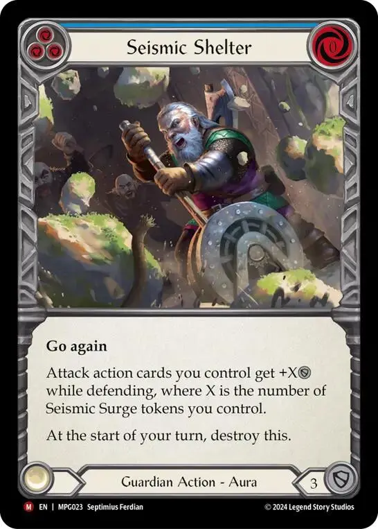 Seismic Shelter [Mpg023] (Mastery Pack Guardian)  Rainbow Foil 1