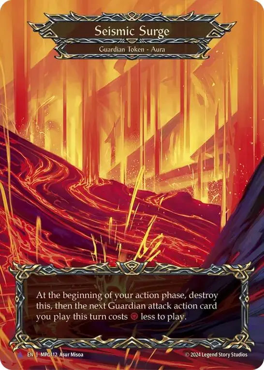 Seismic Surge (Lava) (Marvel) [Mpg112] (Mastery Pack Guardian)  Cold Foil 1