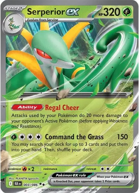 Serperior Ex (003/086) [Scarlet & Violet: Black Bolt] 1