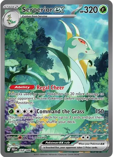 Serperior Ex (164/086) [Scarlet & Violet: Black Bolt] 1