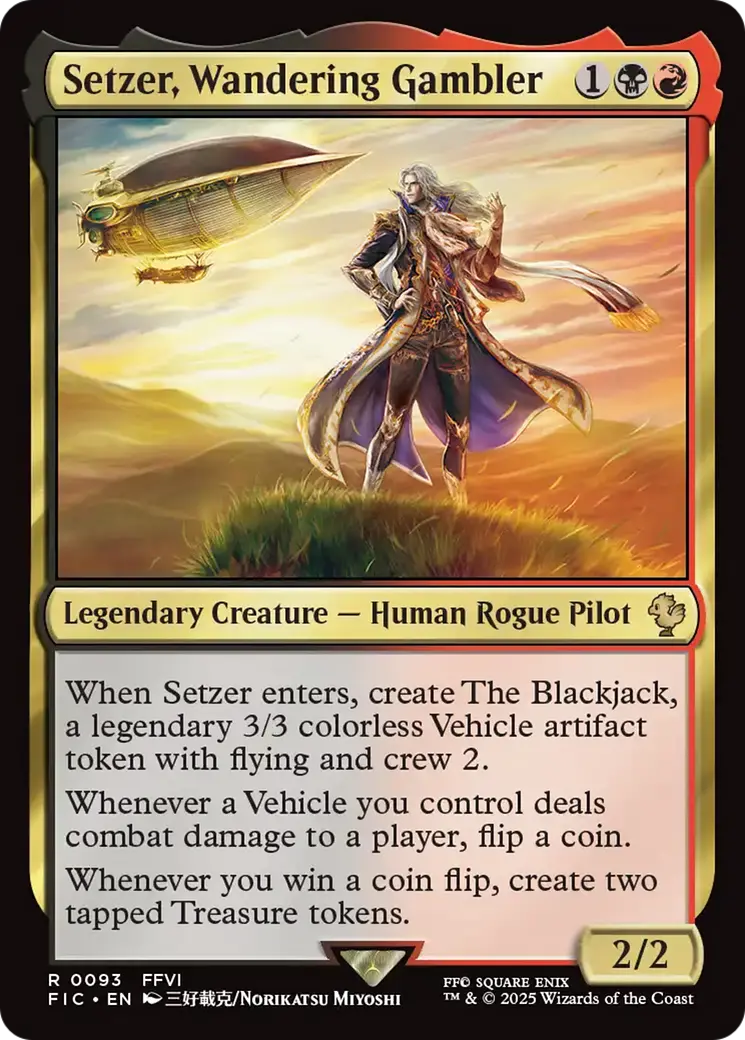 Setzer, Wandering Gambler [Final Fantasy Commander] 1