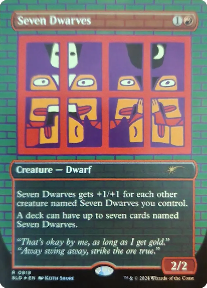 Seven Dwarves (0818) (Rainbow Foil) [Secret Lair Drop Series] 1