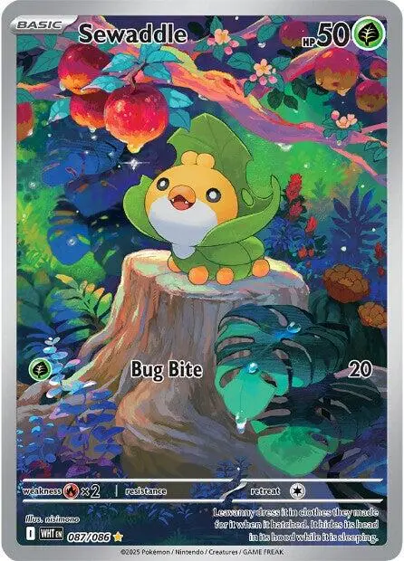 Sewaddle (087/086) [Scarlet & Violet: White Flare] 1