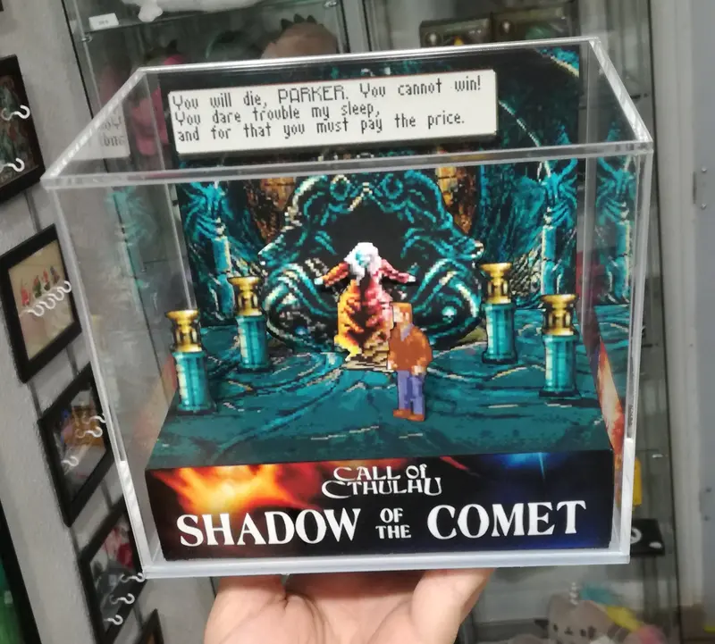 Shadow Of The Comet Cubic Diorama 2