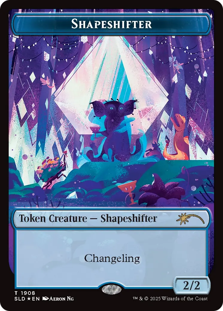 Shapeshifter Token (1908) (Double Rainbow Foil) [Secret Lair Drop Series] 1