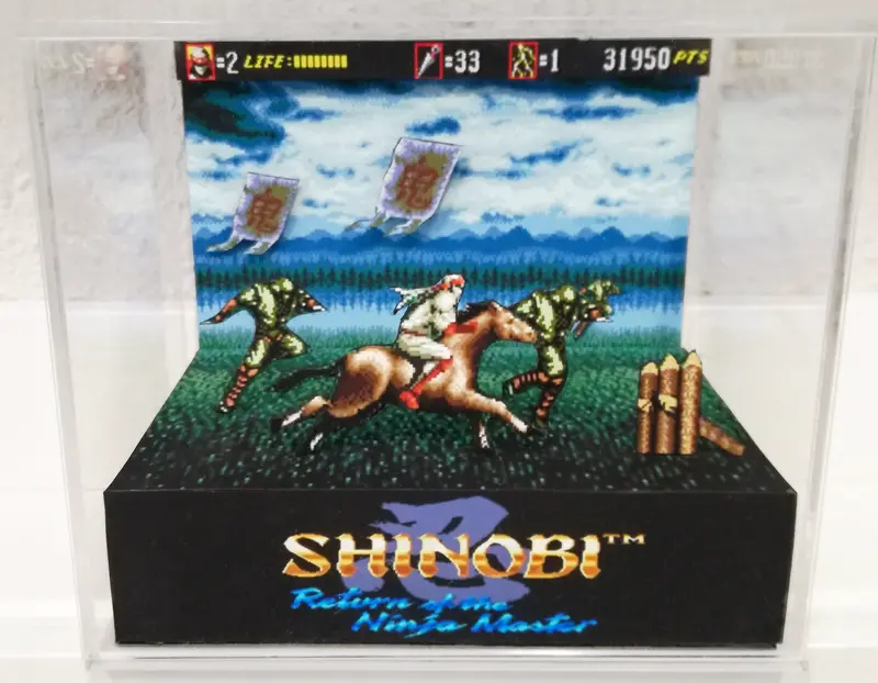 Shinobi Iii: Return Of The Ninja Master Cubic Diorama 1