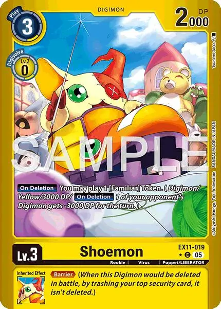 Shoemon [Ex11-019] (Limited Foil) [Dawn Of Liberator] 1