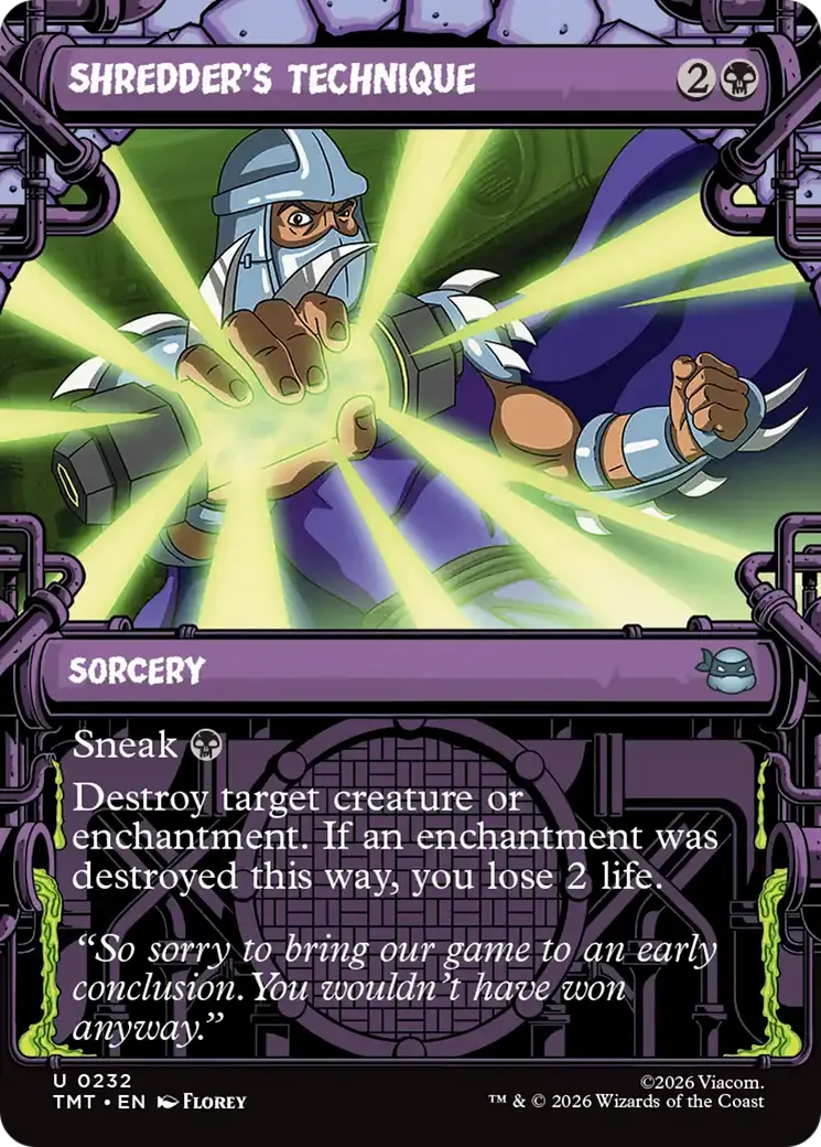 Shredder's Technique (Showcase) [Teenage Mutant Ninja Turtles] 1