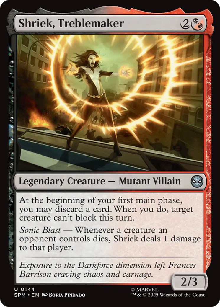 Shriek, Treblemaker [Marvel's Spider-Man] 1
