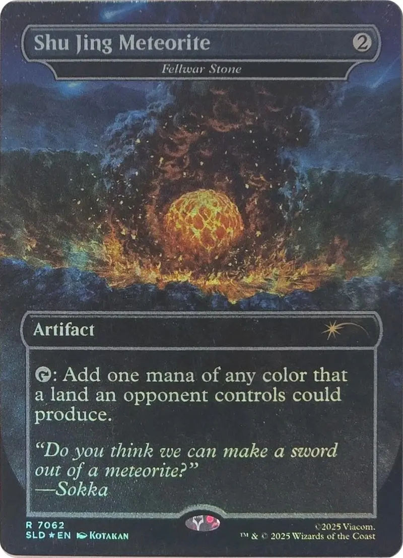 Shu Jing Meteorite - Fellwar Stone (Rainbow Foil) [Secret Lair Drop Series] 1