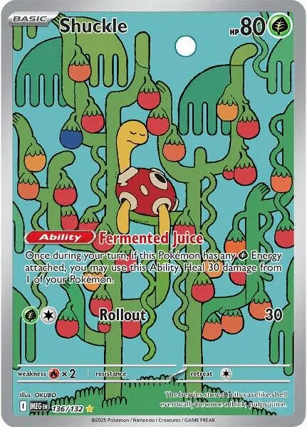 Shuckle (136/132) [Mega Evolution: Base Set] 1