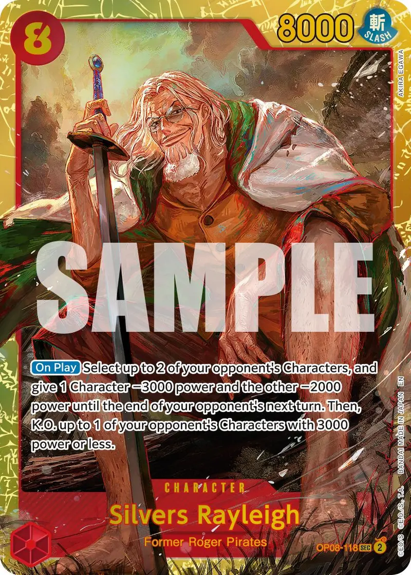 Silvers Rayleigh (Op08-118) (Reprint) [Premium Booster -The Best- Vol. 2] 1