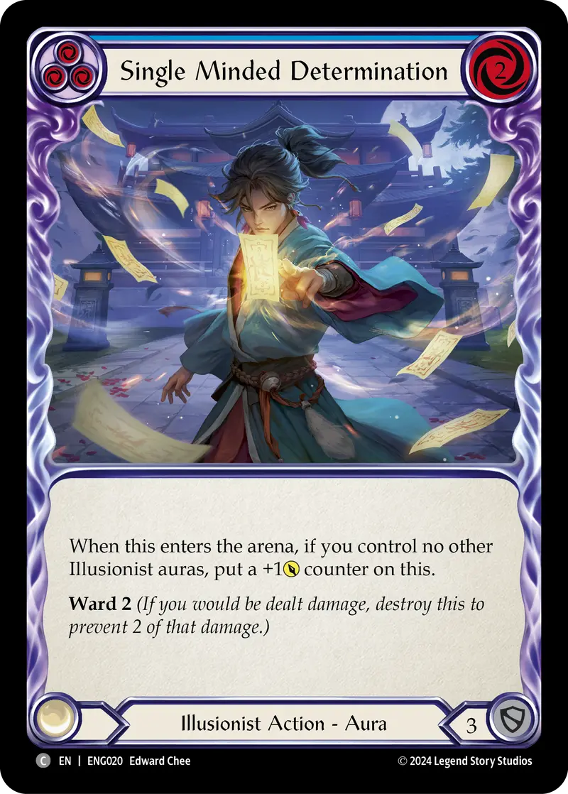 Single Minded Determination [Eng020] (Part The Mistveil Enigma Blitz Deck) 1