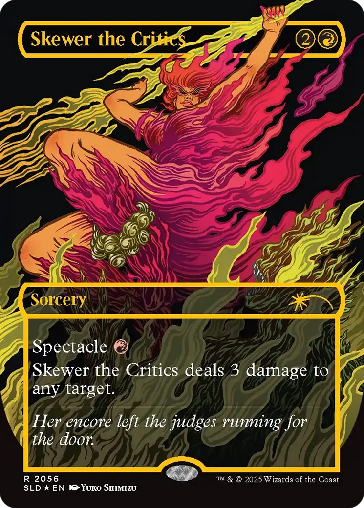 Skewer The Critics (2056) (Raised Foil) [Secret Lair Drop Series] 1