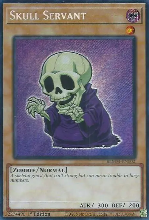 Skull Servant [Blmm-En002] Secret Rare 1