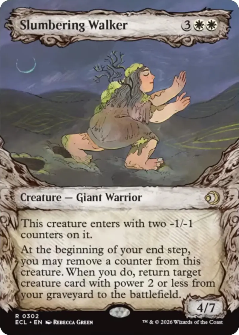 Slumbering Walker (Showcase) [Lorwyn Eclipsed] 1