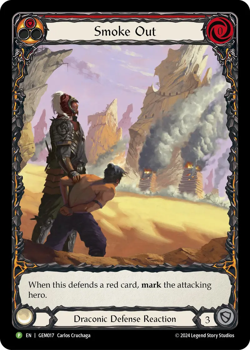 Smoke Out (Red) [Gem017] (Gem Pack 1)  Rainbow Foil 1