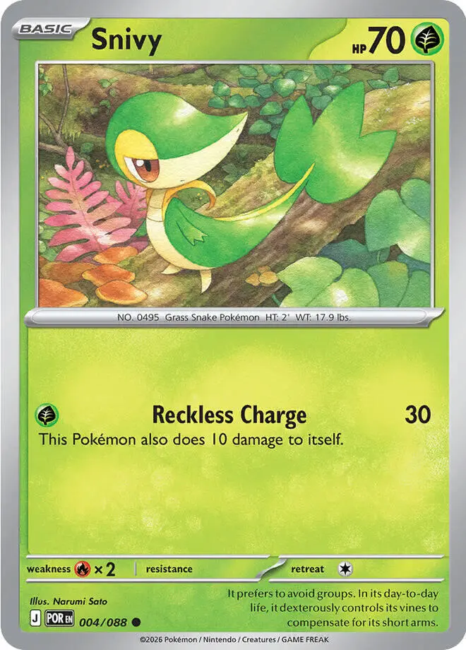 Snivy (004/088) [Mega Evolution: Perfect Order] 1