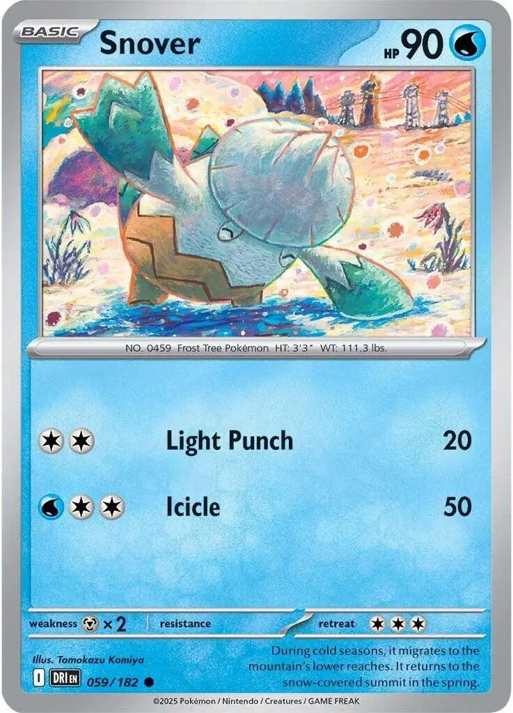 Snover (059/182) [Scarlet & Violet: Destined Rivals] 1